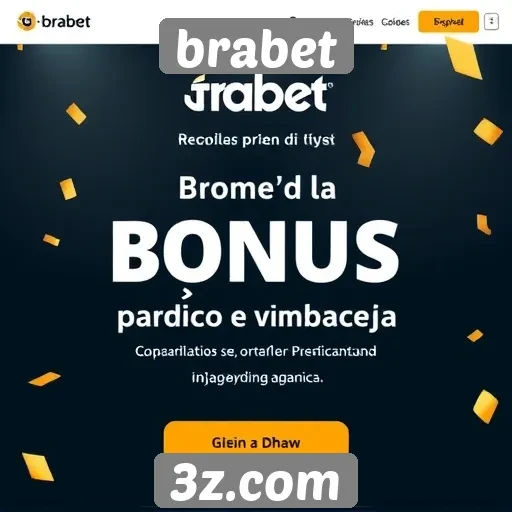 plataforma brabet destaca bônus de boas-vindas