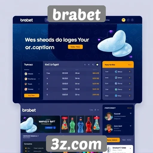 Análise da interface do usuário do site brabet